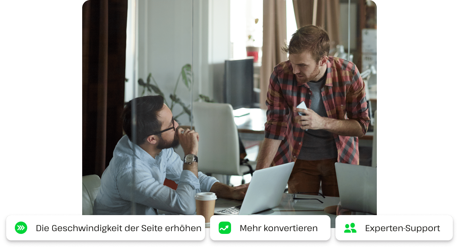 200 % höhere Geschwindigkeit, mehr Konversionen und fachkundige Unterstützung