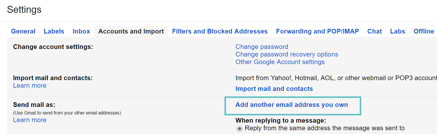 Gmail sender mail som funktion