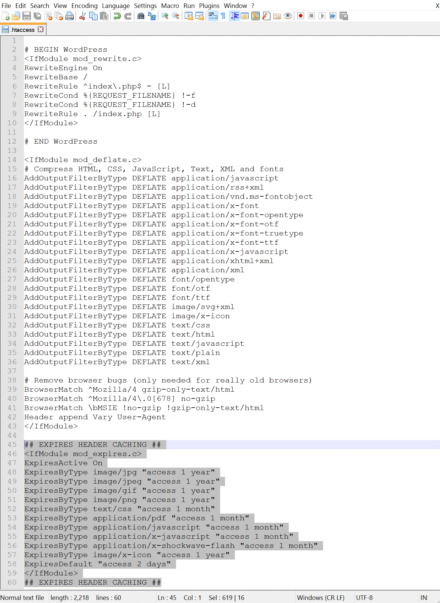 Expire headers code Expire headers kode