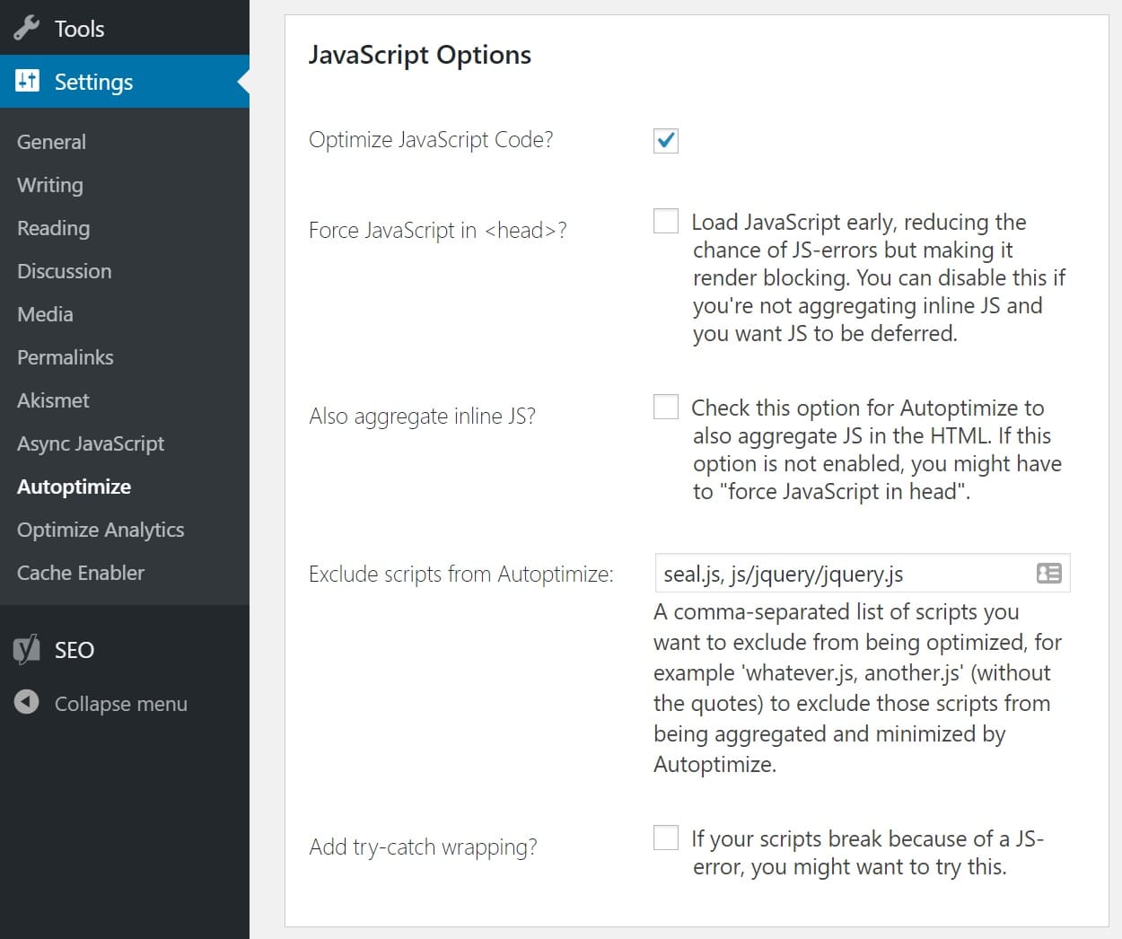 Optimize JavaScript code Optimer JavaScript kode’