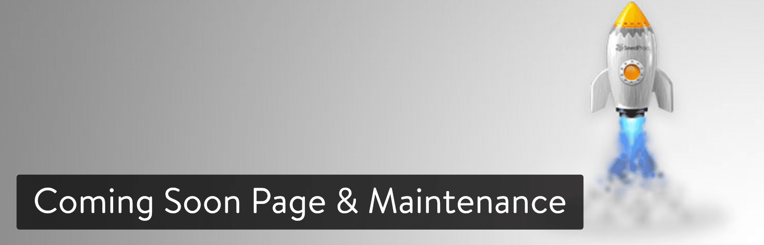 Coming Soon Page & Maintenance Mode plugin