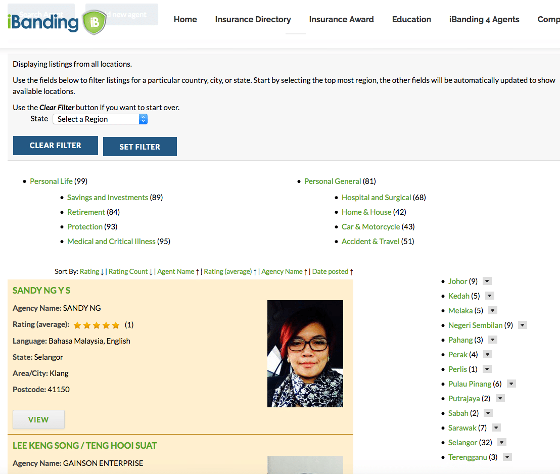 Eksempel på WordPress forretningsmappe