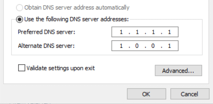 DNS-serveradresser