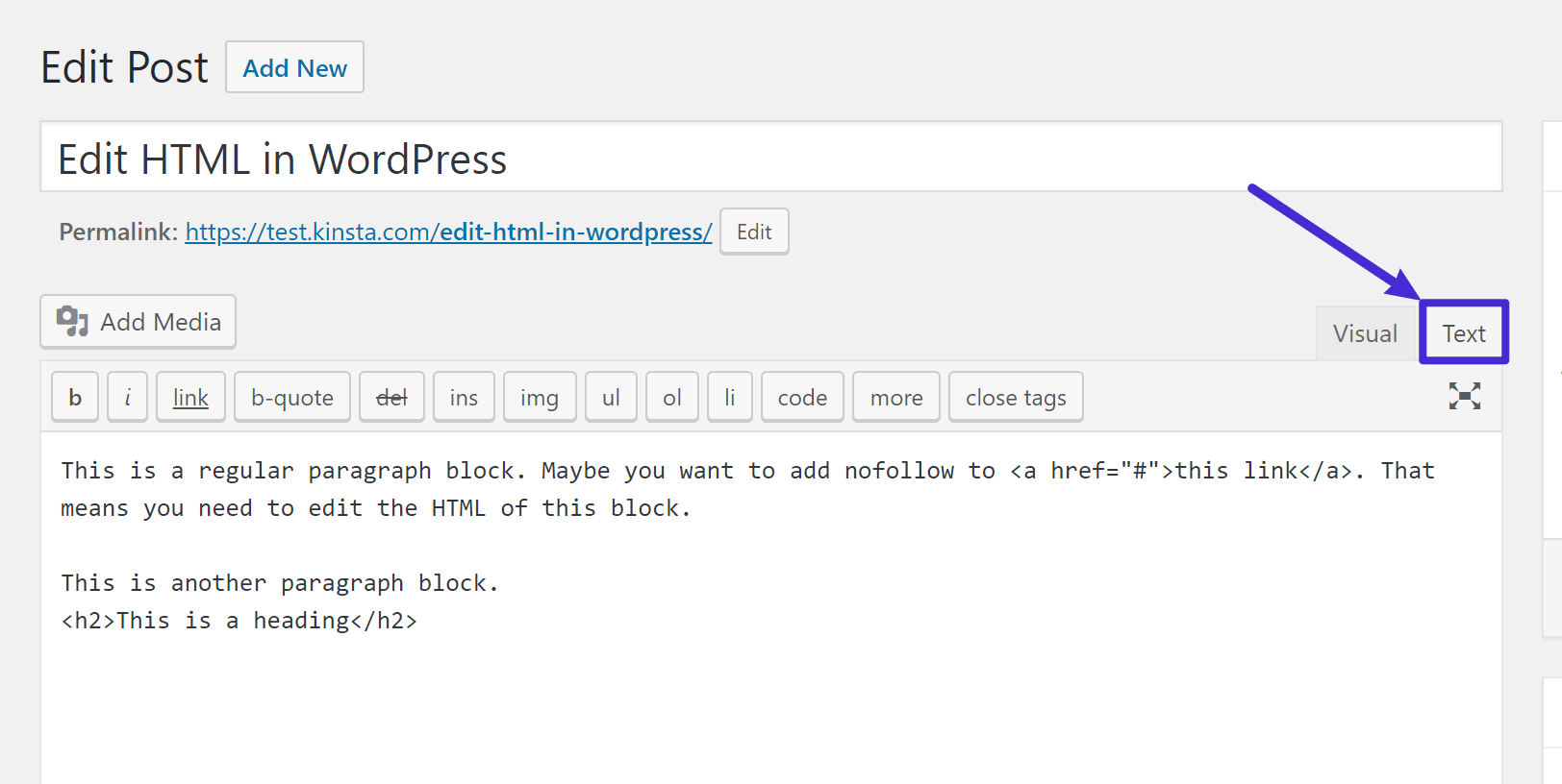 Sådan redigeres HTML i klassisk WordPress-editor