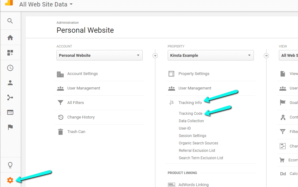 Sådan finder du Google Analytics Tracking ID