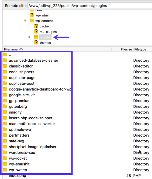 Plugin mappe