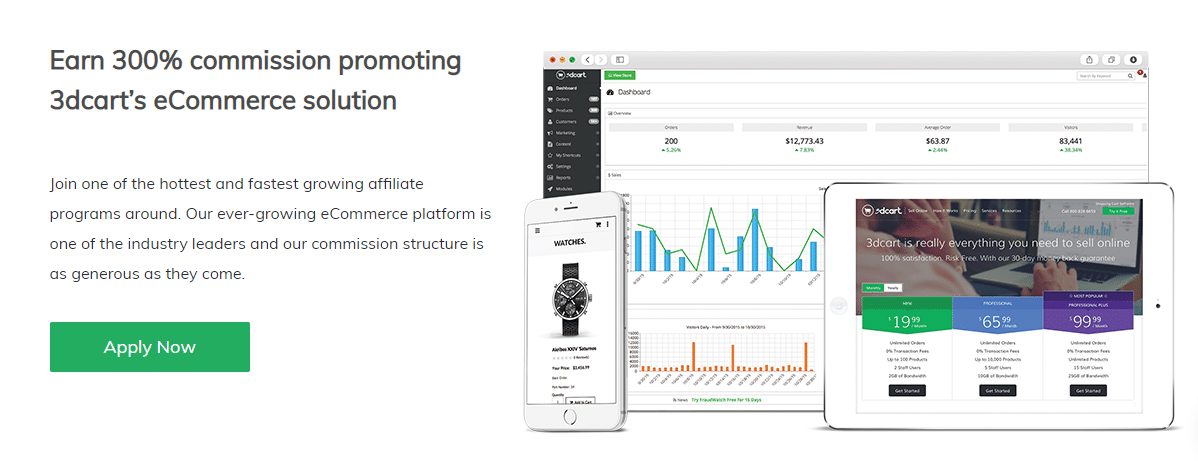 3dcart affiliate kommissioner