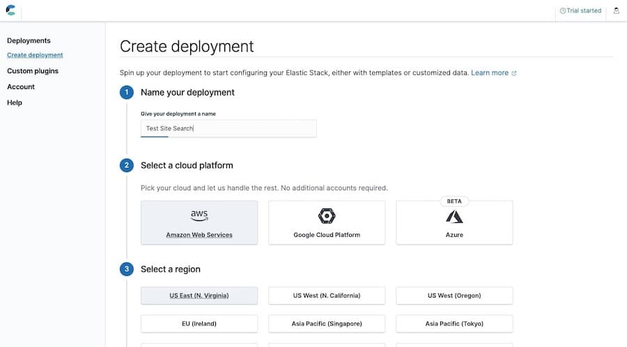 Elastic: konfiguration af fuld stack-implementering