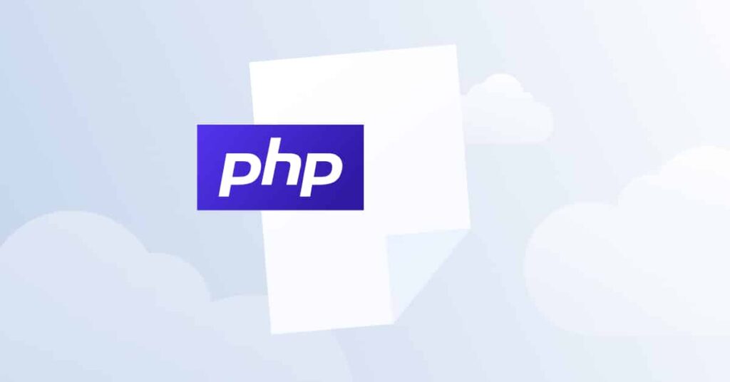 Understøttede PHP-versioner