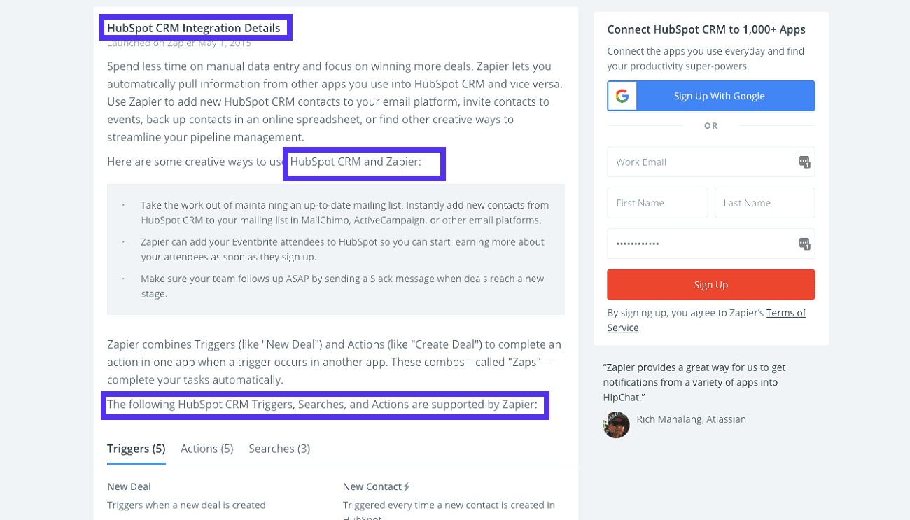 En af de mange Zapier LP'er