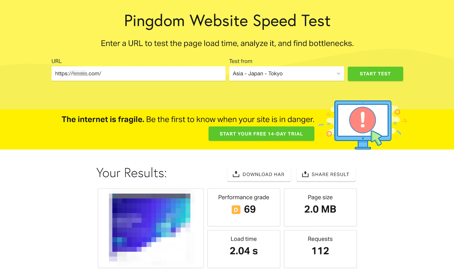 pingdom tools