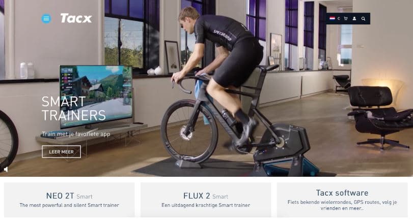 Tacx.com - En del af Garmin - stolt hosted af Kinsta