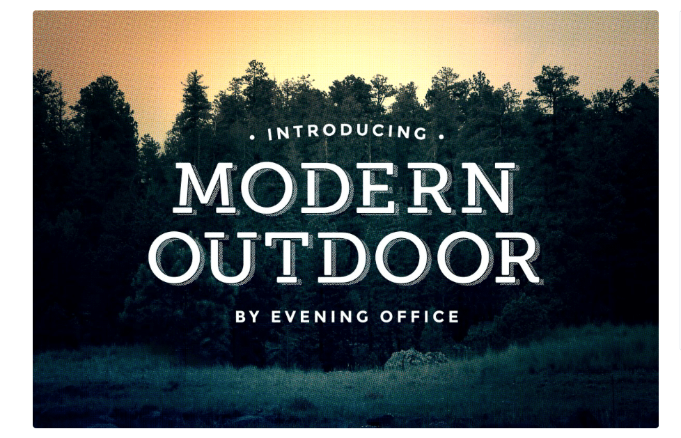 modern outdoor