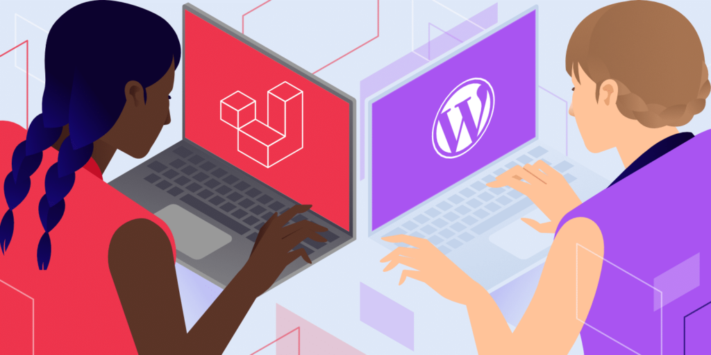 Laravel vs WordPress: En head-to-head sammenligning