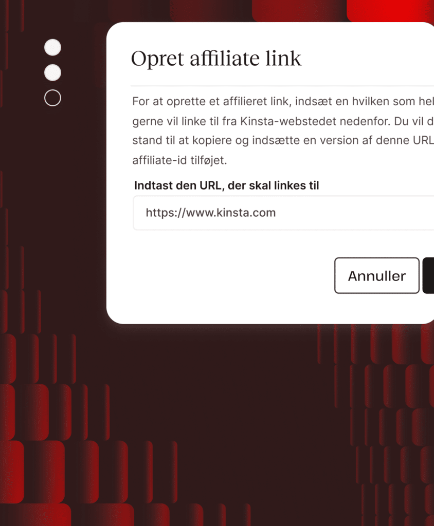 Trin 2: Opret affiliate links