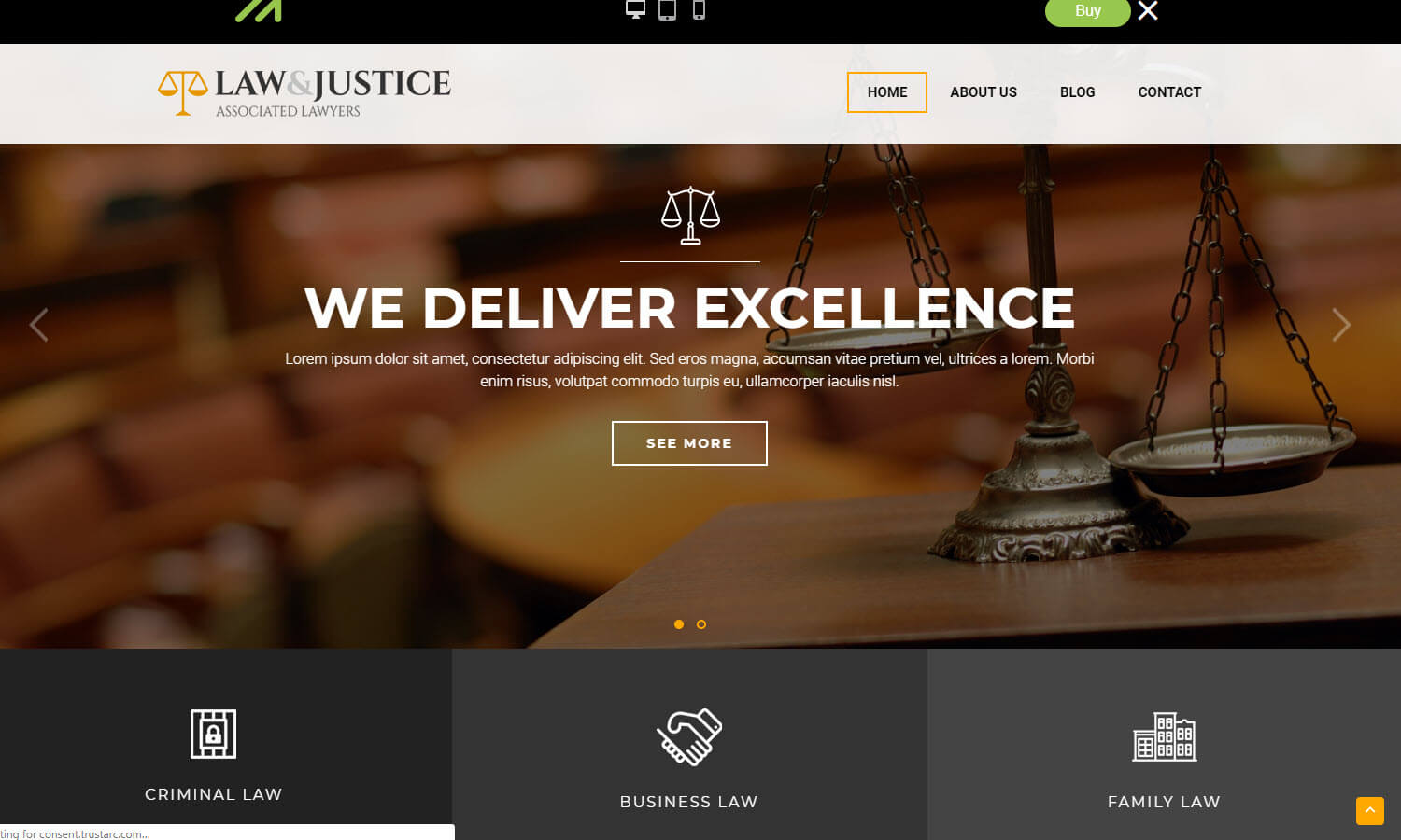 Law and Justice captura de pantalla
