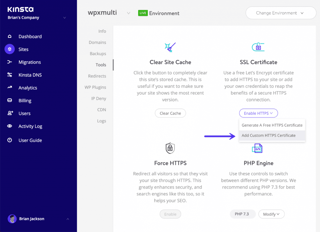 Instalar certificado Wildcard SSL
