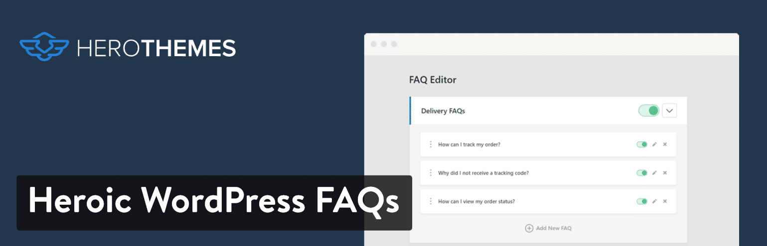 Plugin Heroic WordPress FAQ