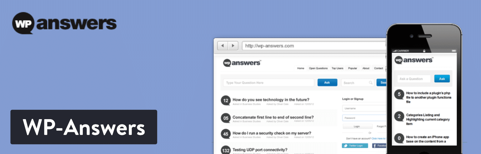 Plugin de WP-Answers de WordPress