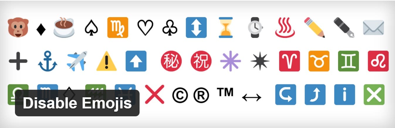 disable emojis wordpress plugin