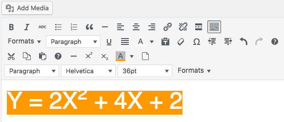 powerpoint equation editor superscript and subscript