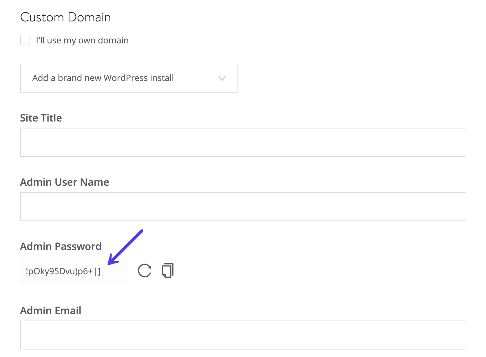 Forzar una contraseña de WordPress segura