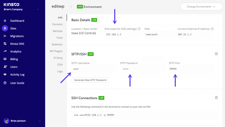 Información SFTP