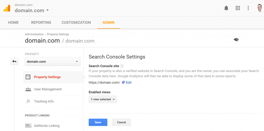 Google Search Console y analítica
