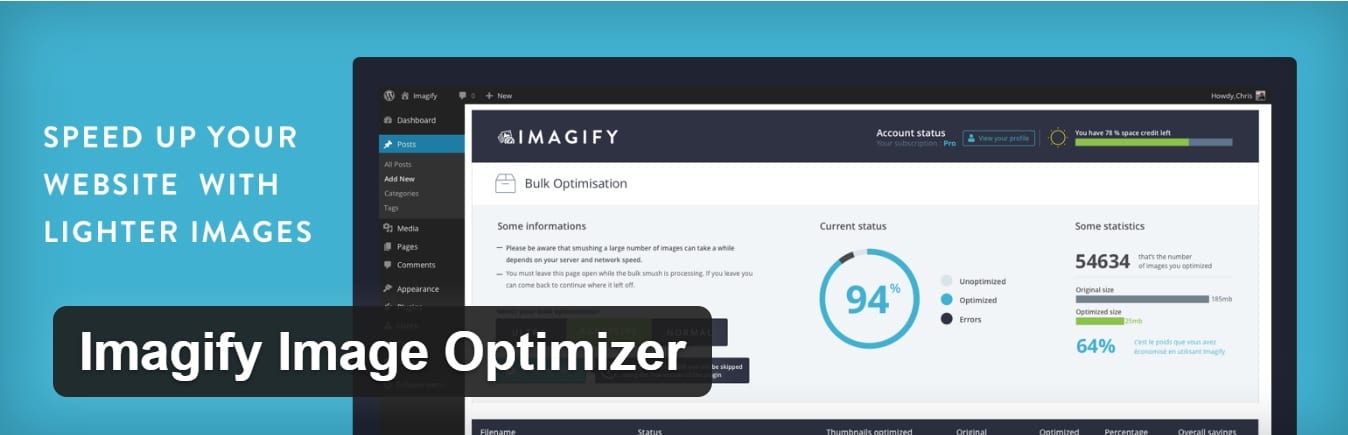 imagify image optimizer