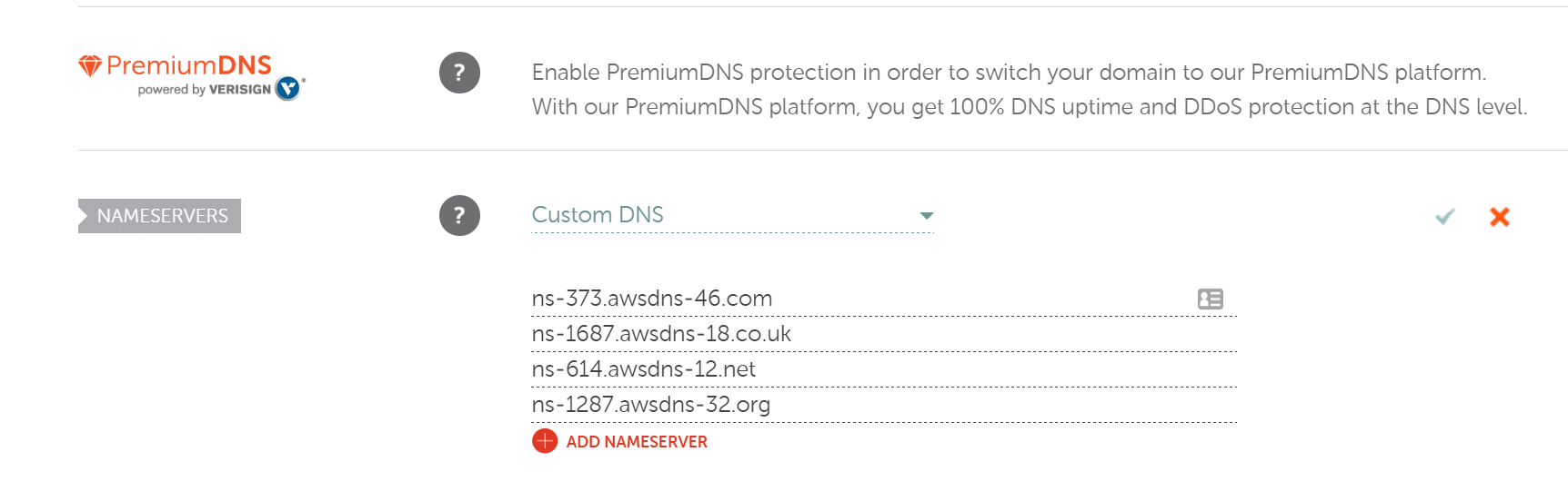 Namecheap servidores de nombres DNS personlizado