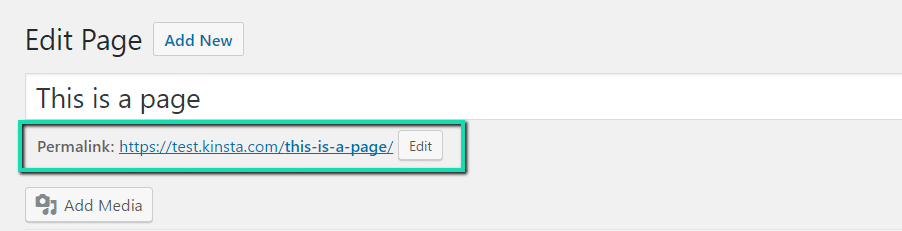 Editar WordPress slug