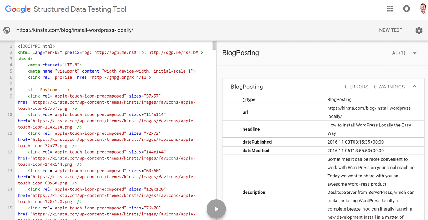 esquema de datos estructurados de google