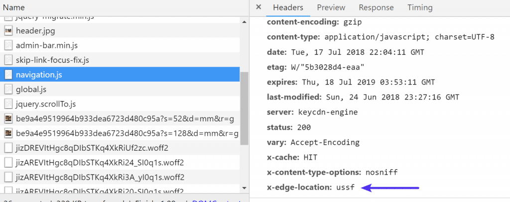 Cabecera de HTTP de ubicación de CDN