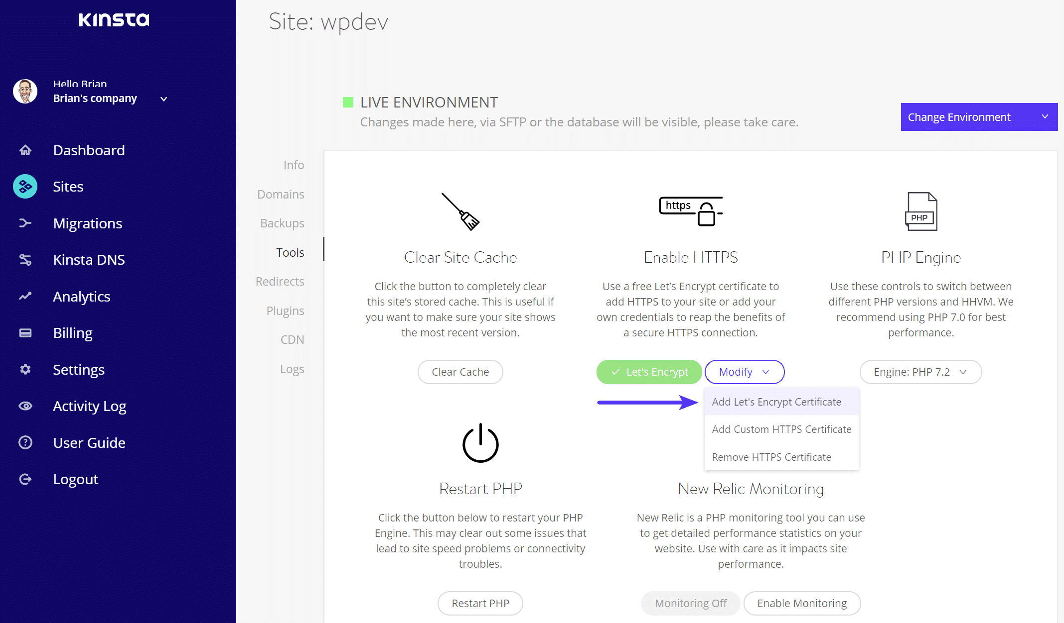 Agregar SSL (Let’s Encrypt)