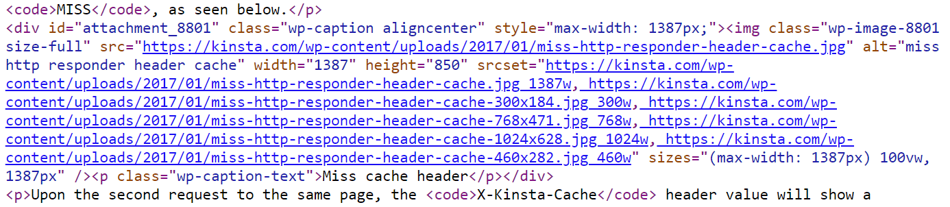 Ejemplo de código de imágenes responsivas a srcset