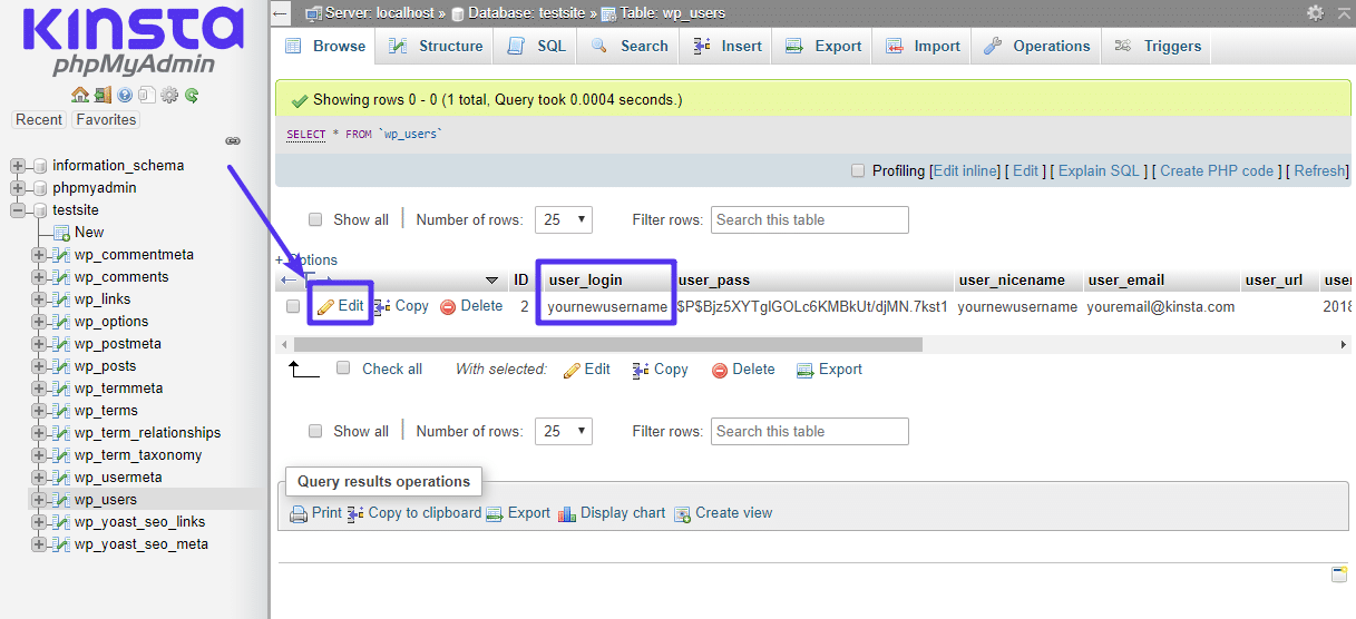 Asegúrese de seleccionar el usuario correcto