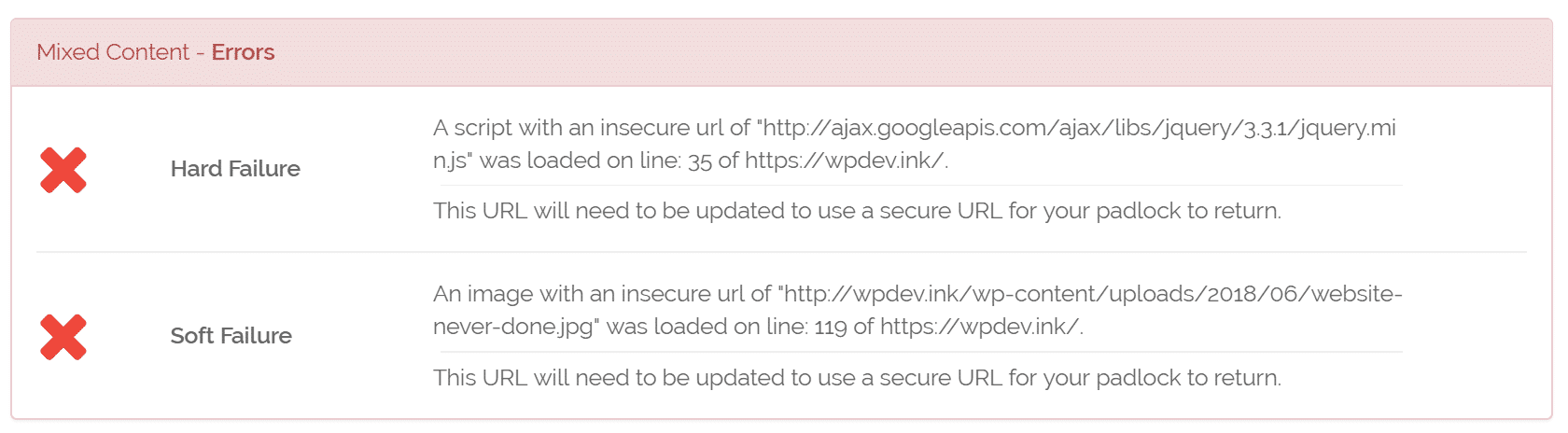 Why No Padlock?