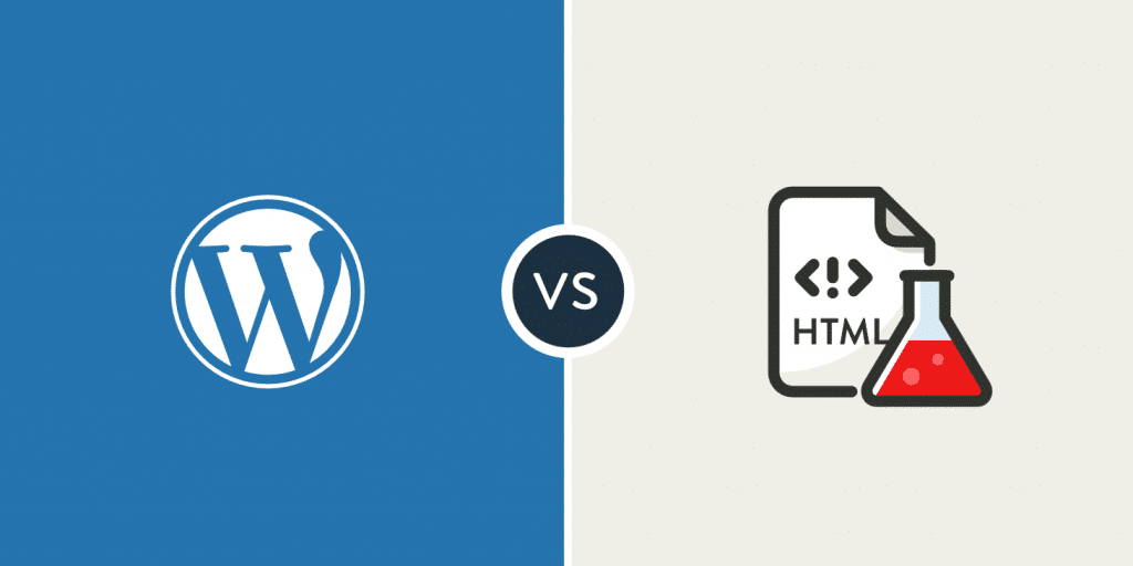 wordpress vs html estático