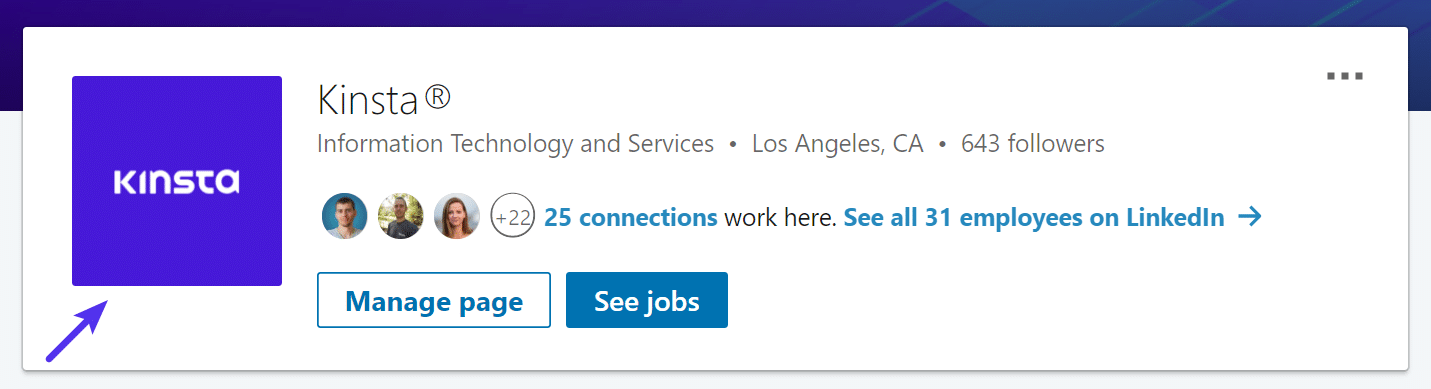 Logo de la compañía en LinkedIn