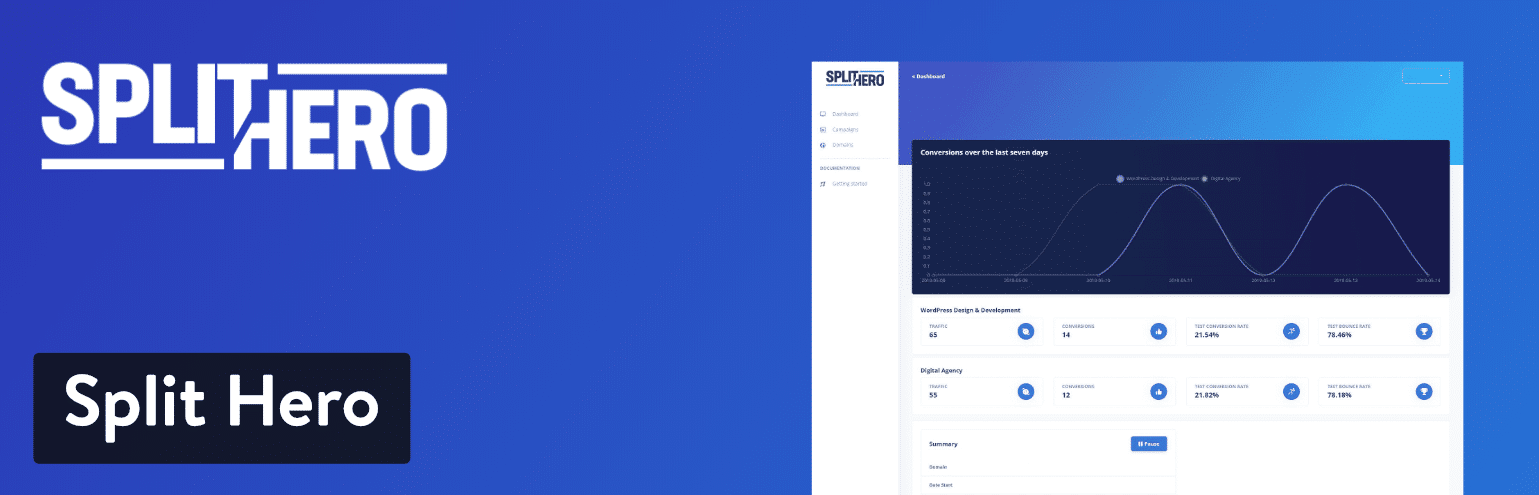Split Hero WordPress plugin