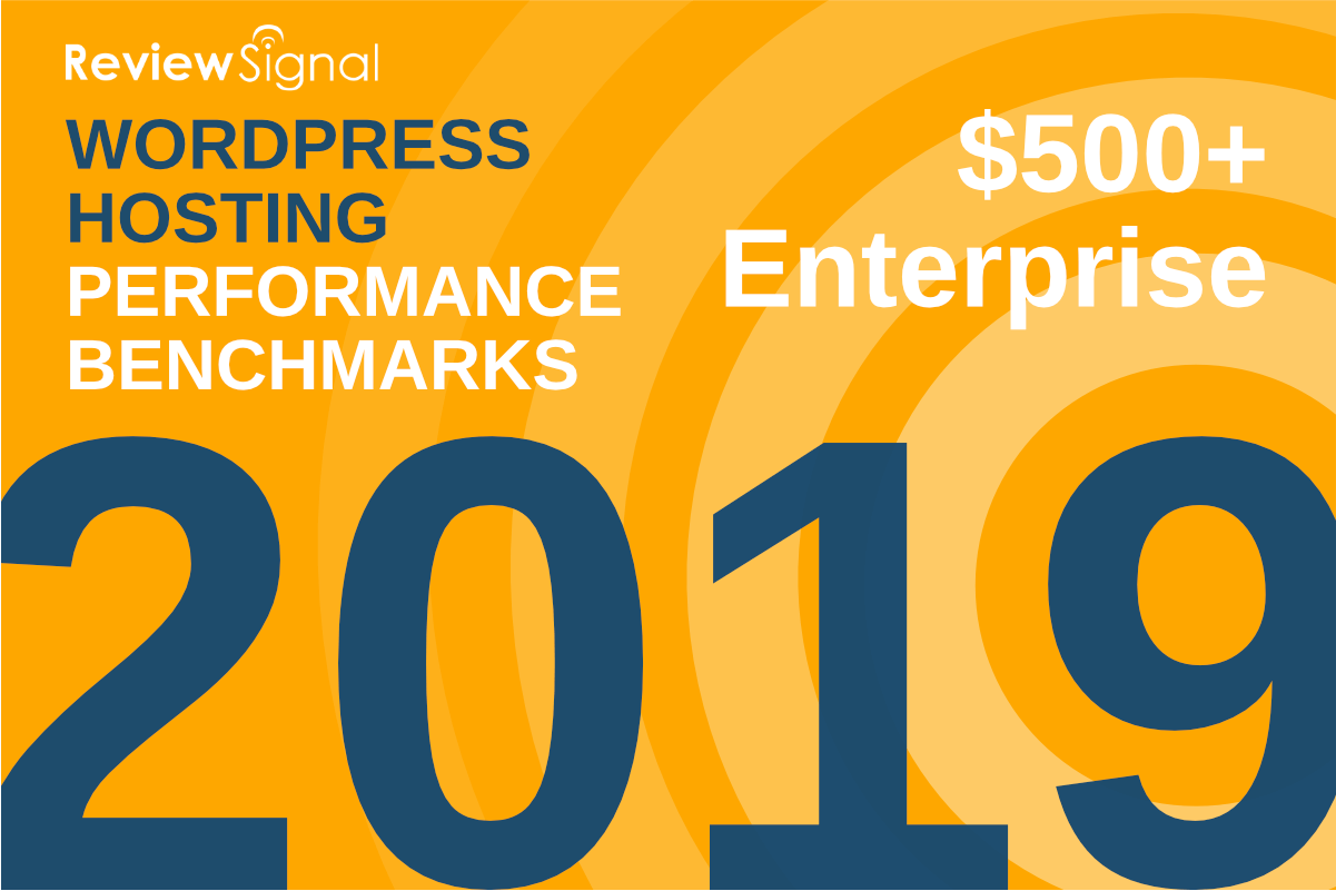 Benchmarks de desempeño de hosting de Review Signal para este 2019