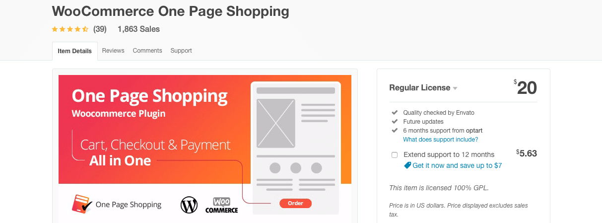woocommerce one page