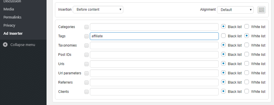 Ajuste de la configuración de la automatización