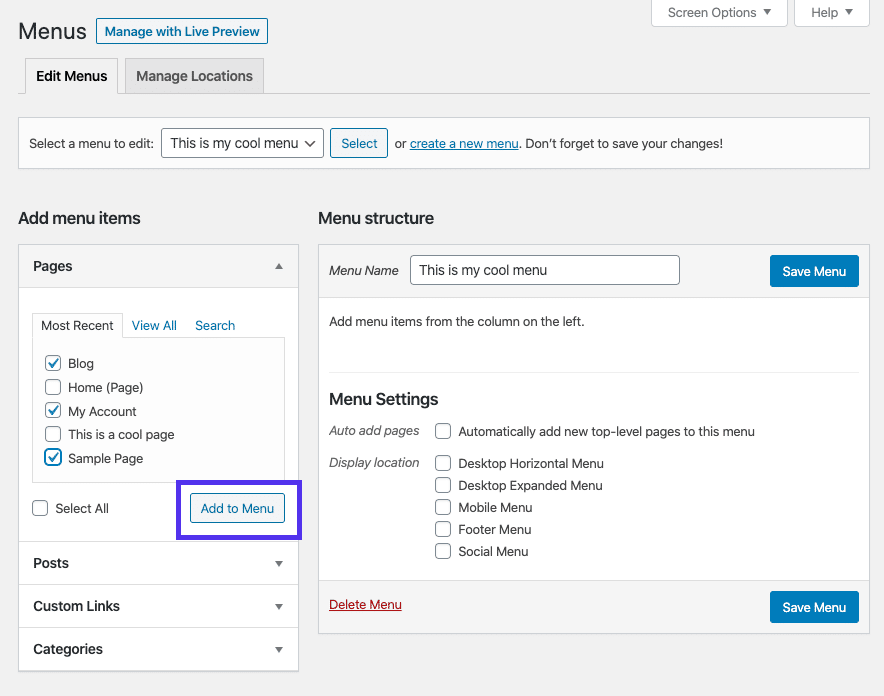 ¿cómo Crear Un Menú Desplegable En Wordpress En 5 Pasosemk 6157