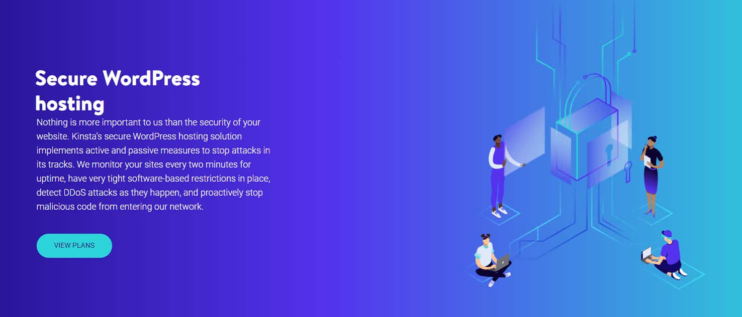 Kinsta proporciona medidas activas y pasivas para mejorar la seguridad