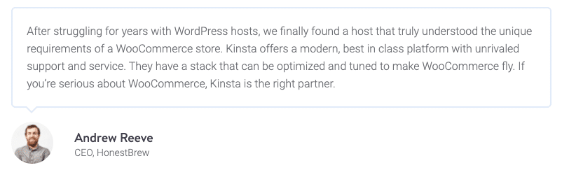 Ecommerce hosting: Kinsta