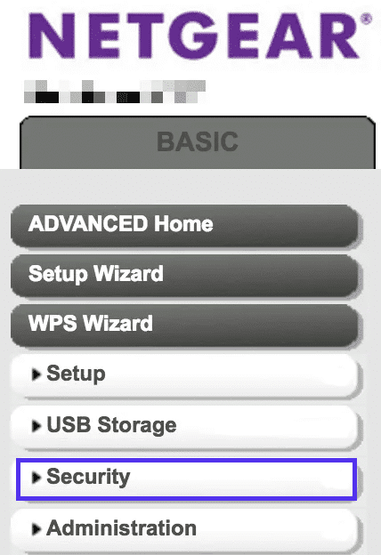 Configuración de seguridad del router