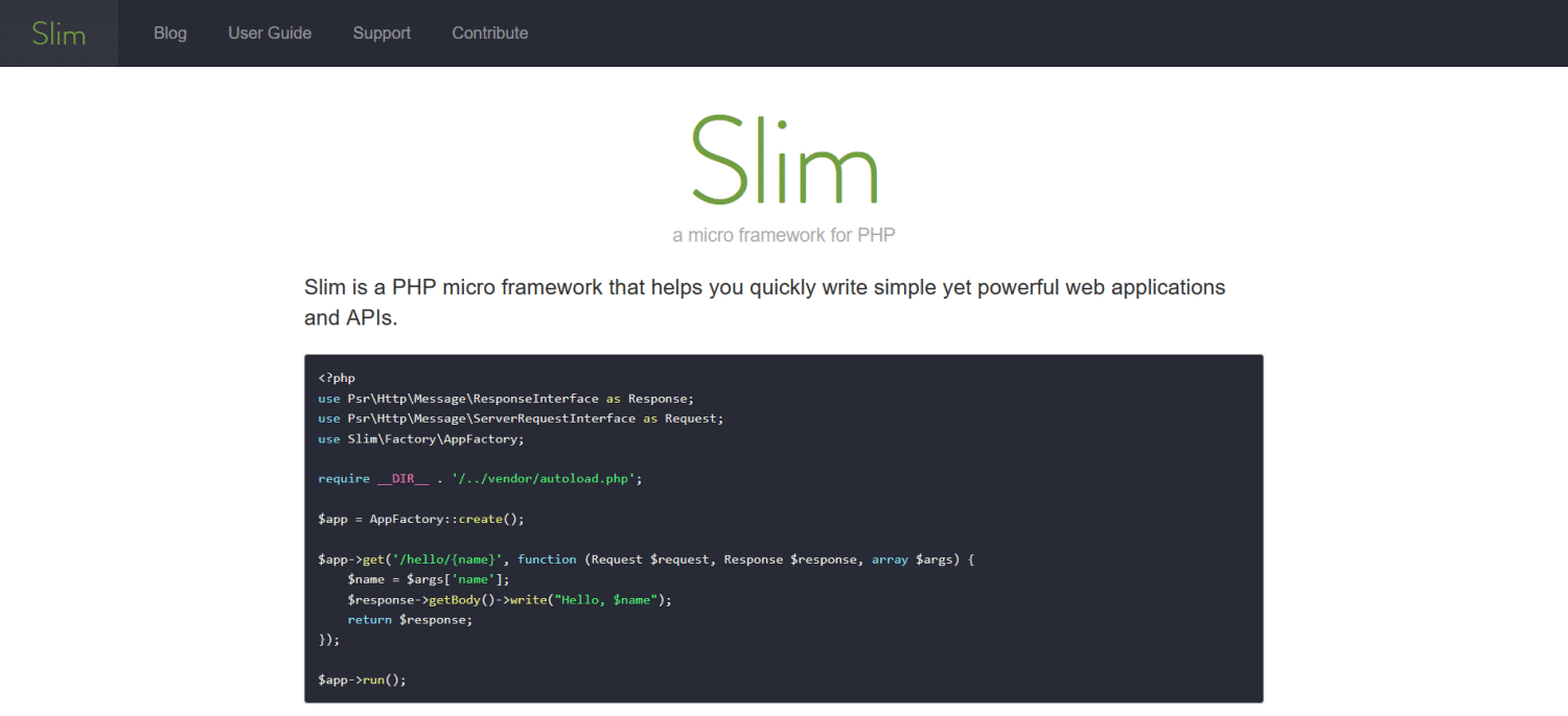 Slim Framework