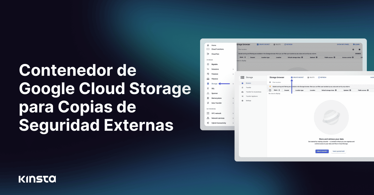 Cómo Configurar Google Cloud Storage Bucket para Copias de Seguridad