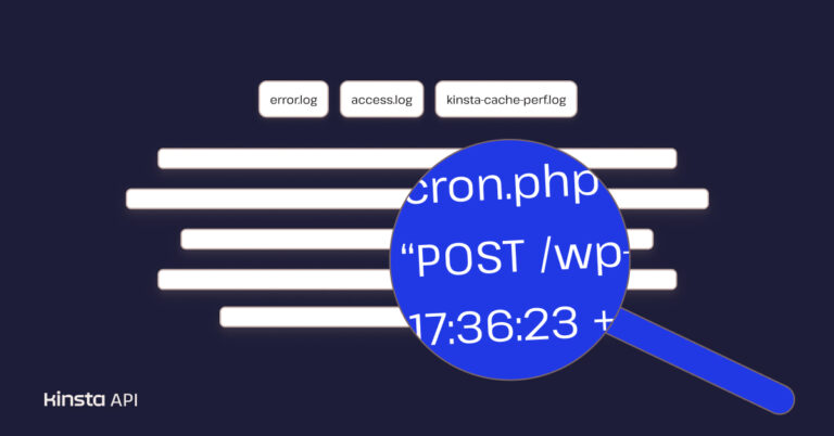 Cómo Recuperar los Registros del Servidor con la API de Kinsta - Kinsta®